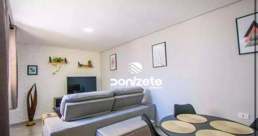 Cobertura com 3 dormitórios à venda, 120 m² por r$ 530.000,00 - jardim stella - santo andré/sp