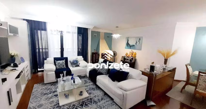 Apartamento com 4 dormitórios à venda, 198 m² por r$ 1.300.000,00 - vila bastos - santo andré/sp