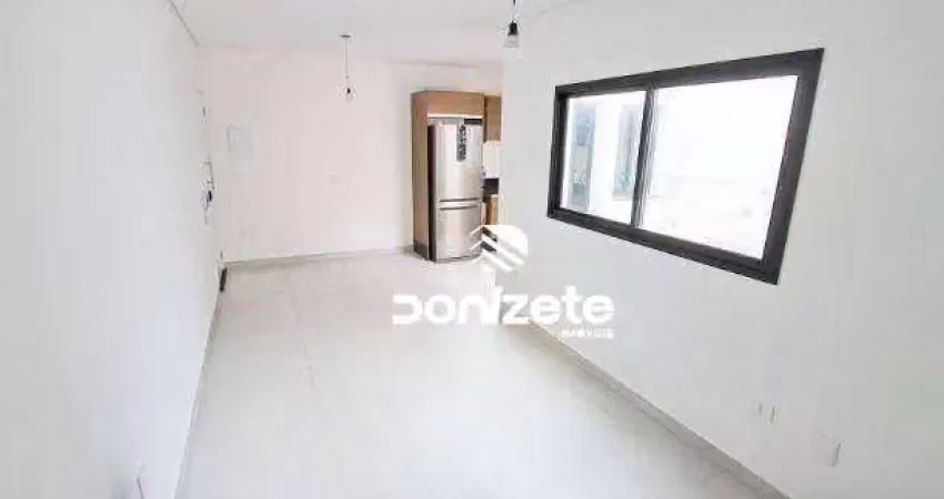 Apartamento com 2 dormitórios à venda, 55 m² por r$ 380.000,00 - vila valparaíso - santo andré/sp