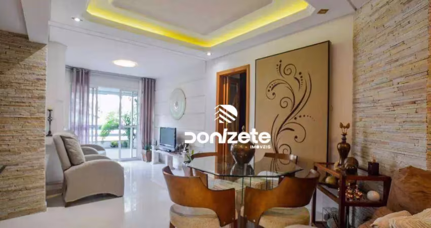 Apartamento com 3 dormitórios à venda, 110 m² por r$ 750.000,00 - vila valparaíso - santo andré/sp
