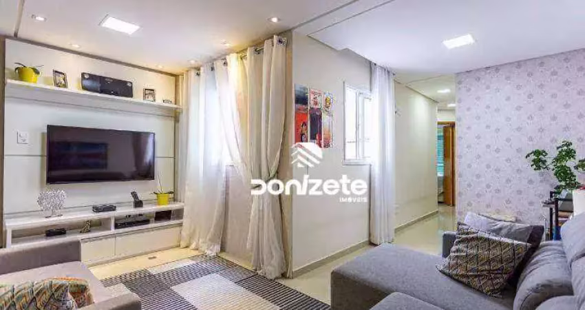 Cobertura com 2 dormitórios à venda, 145 m² por r$ 789.999,99 - vila bastos - santo andré/sp