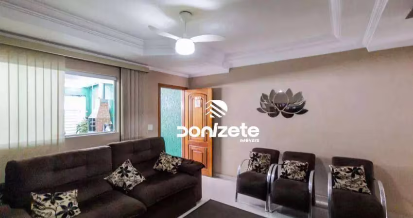 Sobrado com 3 dormitórios à venda, 107 m² por r$ 550.000,00 - parque joão ramalho - santo andré/sp