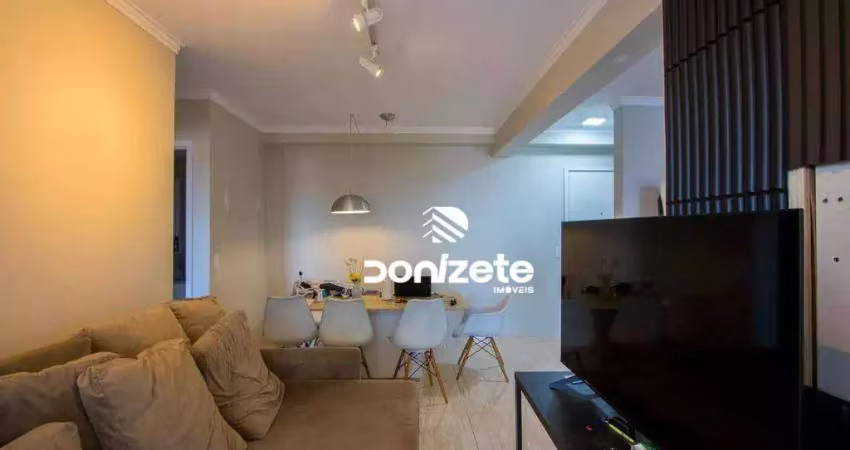 Apartamento com 2 dormitórios à venda, 68 m² por r$ 690.000,00 - vila apiaí - santo andré/sp