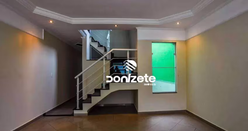 Sobrado com 3 dormitórios para alugar, 250 m² por r$ 4.867,00/mês - vila metalúrgica - santo andré/sp