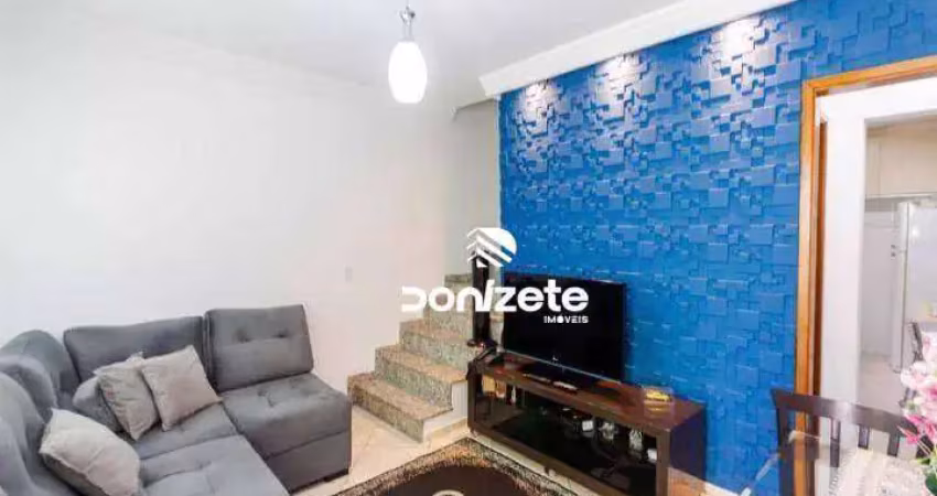 Sobrado com 2 dormitórios à venda, 57 m² por r$ 450.000,00 - jardim utinga - santo andré/sp