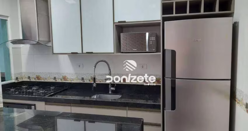 Apartamento com 3 dormitórios à venda, 73 m² por r$ 636.000,00 - utinga - santo andré/sp