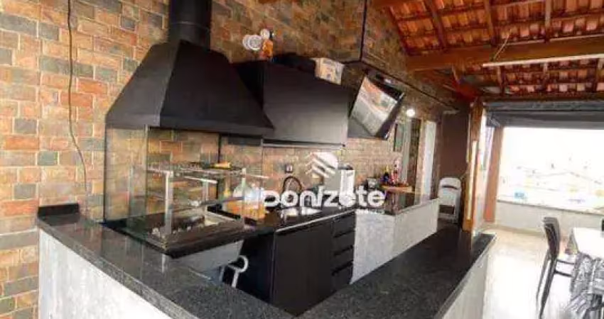 Cobertura com 2 dormitórios à venda, 126 m² por r$ 554.000,00 - vila camilópolis - santo andré/sp