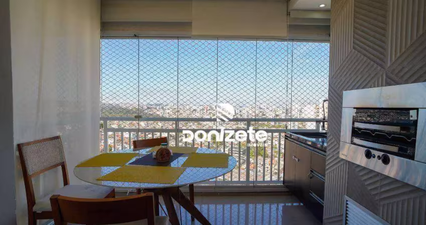 Apartamento com 3 dormitórios à venda, 75 m² por r$ 745.000,00 - vila apiaí - santo andré/sp