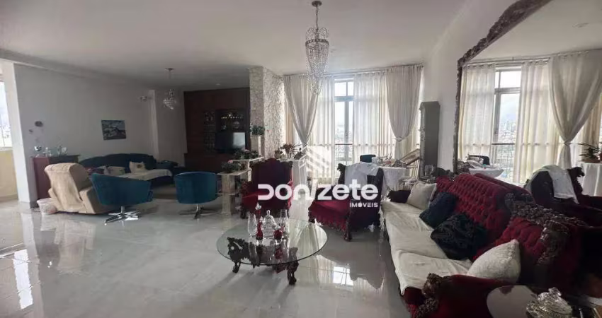 Apartamento com 4 dormitórios à venda, 300 m² por r$ 1.400.000,00 - centro - santo andré/sp