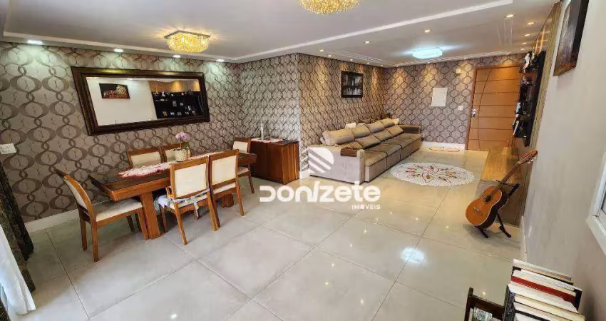 Apartamento com 3 dormitórios à venda, 123 m² por r$ 1.100.000,00 - vila bocaina - mauá/sp
