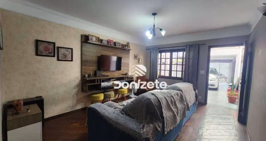 Sobrado com 2 dormitórios à venda, 158 m² por r$ 650.000,00 - vila pires - santo andré/sp