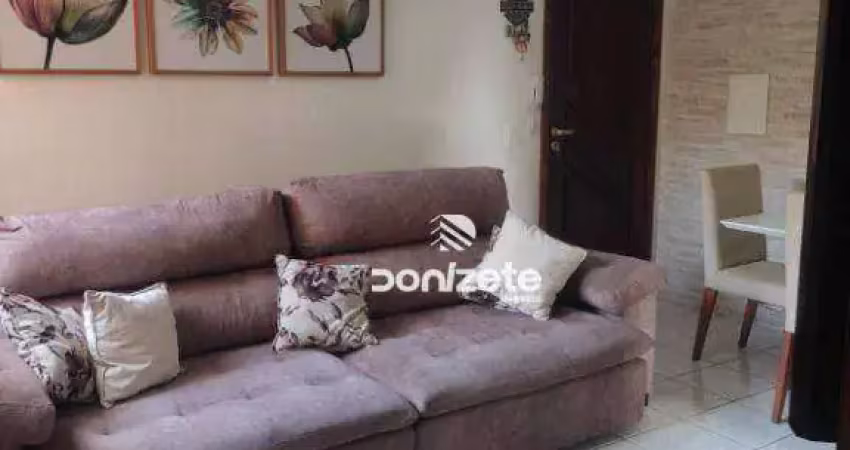 Apartamento com 2 dormitórios à venda, 54 m² por r$ 230.000,00 - jardim alvorada - santo andré/sp