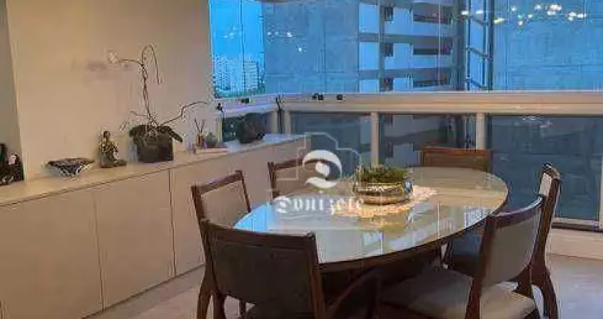 Apartamento com 3 dormitórios à venda, 169 m² por r$ 2.000.000,00 - jardim - santo andré/sp