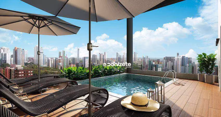Studio com 1 dormitório à venda, 30 m² por r$ 390.000,00 - jardim - santo andré/sp