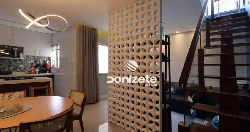 Cobertura com 2 dormitórios à venda, 128 m² por r$ 590.000,00 - campestre - santo andré/sp