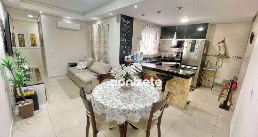 Cobertura com 2 dormitórios à venda, 120 m² por r$ 636.000,00 - vila homero thon - santo andré/sp