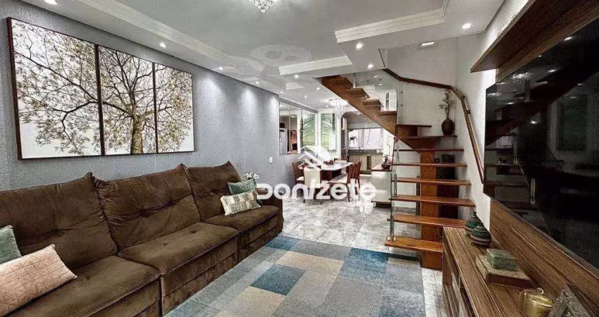 Sobrado com 3 dormitórios à venda, 140 m² por r$ 947.000,00 - parque são vicente - mauá/sp