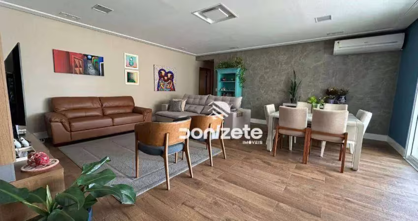 Apartamento com 4 dormitórios à venda, 185 m² por r$ 2.800.000,00 - campestre - santo andré/sp
