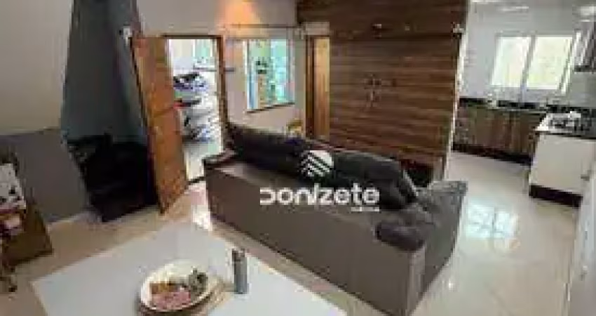 Sobrado com 3 dormitórios à venda, 110 m² por r$ 800.000,00 - vila linda - santo andré/sp