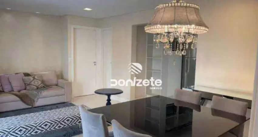 Apartamento para alugar, 120 m² por r$ 8.435,97/mês - jardim - santo andré/sp