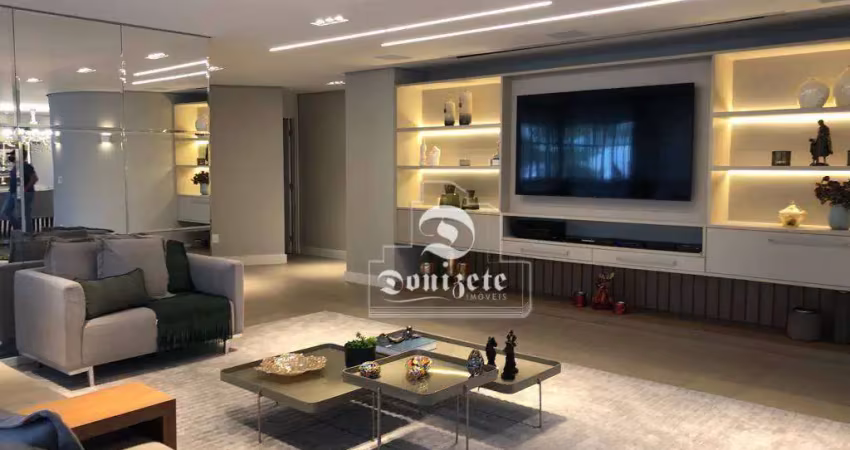 Apartamento com 4 dormitórios à venda, 300 m² por r$ 3.400.000,00 - jardim - santo andré/sp