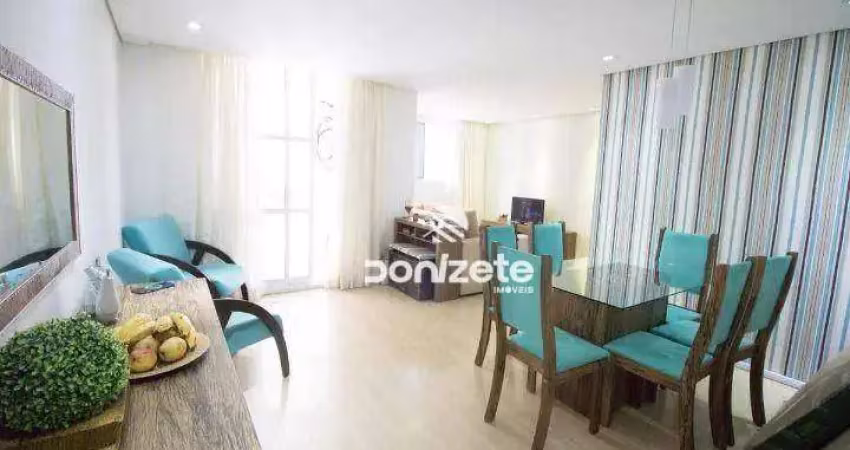 Apartamento com 2 dormitórios à venda, 73 m² por r$ 554.999,99 - jardim - santo andré/sp