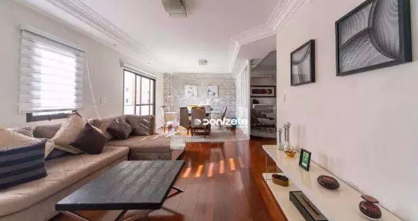 Apartamento com 3 dormitórios, 143 m² - venda por r$ 980.000,00 ou aluguel por r$ 7.319,01/mês - vila bastos - santo andré/sp