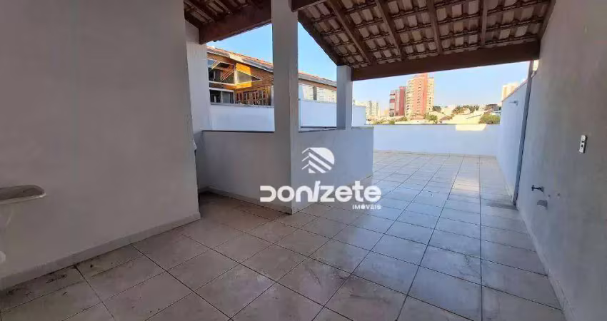 Cobertura com 2 dormitórios à venda, 98 m² por r$ 450.000,00 - vila alice - santo andré/sp