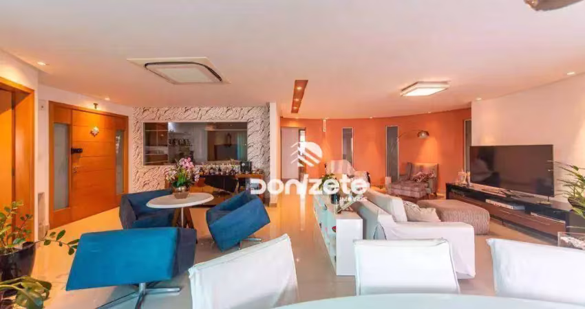 Apartamento com 3 dormitórios, 216 m² - venda por r$ 2.350.000,00 ou aluguel por r$ 11.095,00/mês - vila bastos - santo andré/sp