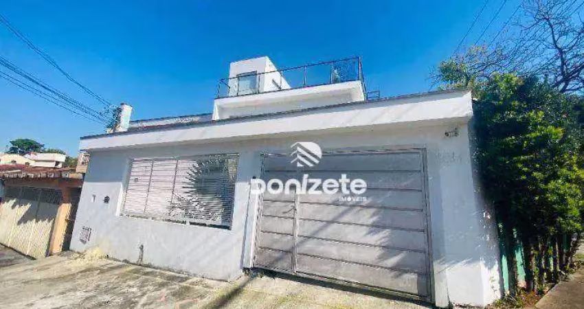 Sobrado com 3 dormitórios, 178 m² - venda por r$ 1.500.000,00 ou aluguel por r$ 7.253,45/mês - vila guiomar - santo andré/sp