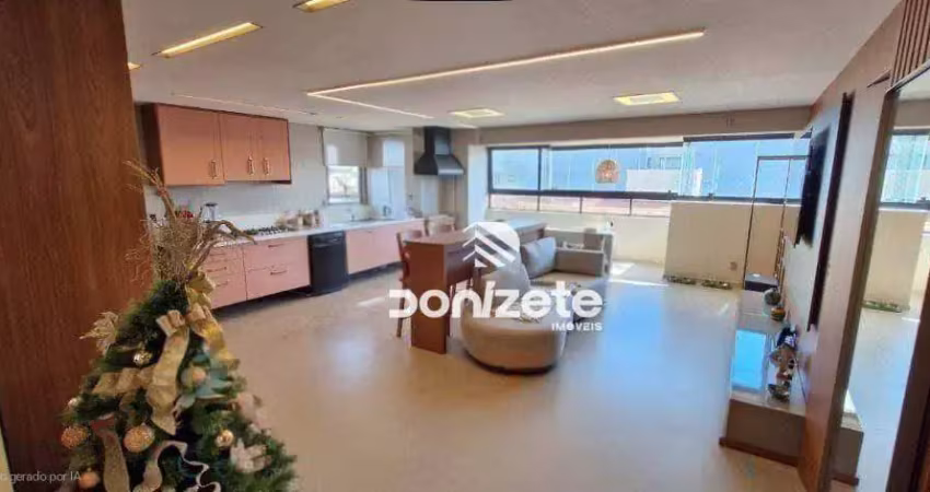 Apartamento com 3 dormitórios, 125 m² - venda por r$ 1.800.000,00 ou aluguel por r$ 12.391,67/mês - vila assunção - santo andré/sp