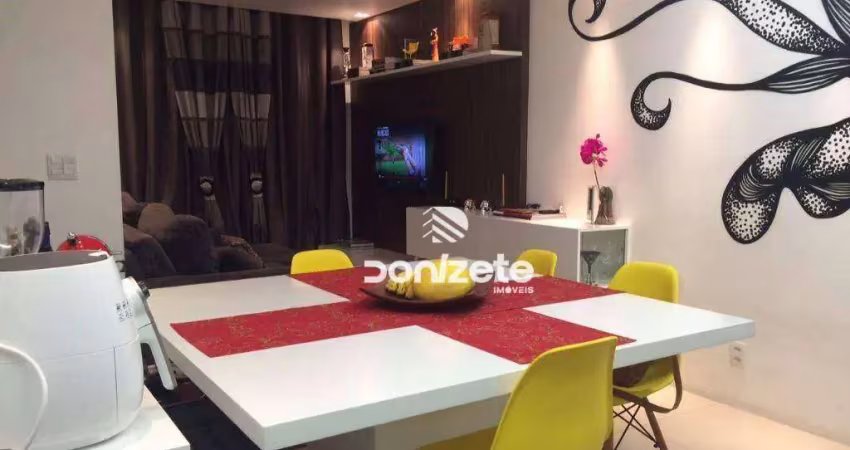 Apartamento com 3 dormitórios à venda, 61 m² por r$ 320.000,00 - jardim santo andré - santo andré/sp