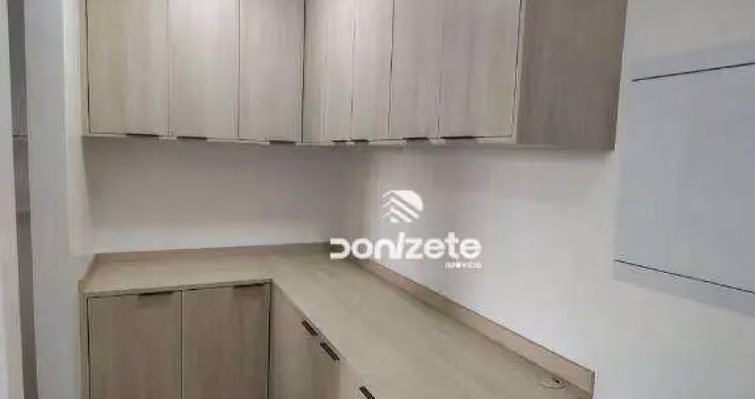Apartamento com 2 dormitórios para alugar, 76 m² por r$ 4.876,84/mês - campestre - santo andré/sp