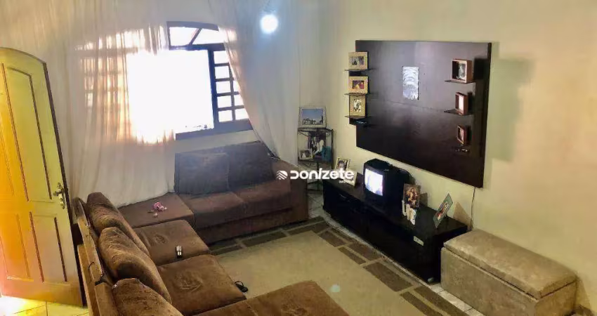 Sobrado com 3 dormitórios à venda, 129 m² por r$ 637.000,00 - vila tibiriçá - santo andré/sp