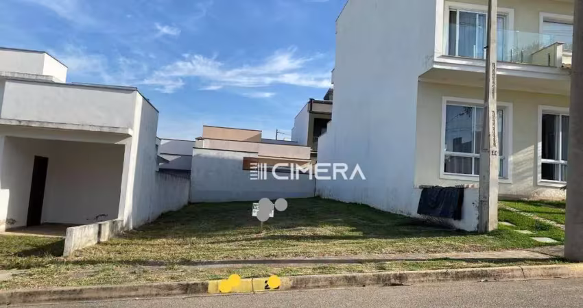 Terreno a venda no condomínio terras de são francisco localizado na cidade de sorocaba/sp.