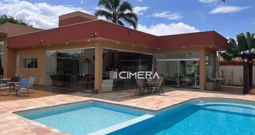 Casa com 5 dormitórios à venda, 372 m² por r$ 2.700.000,00 - residencial village araçoiaba  - araçoiaba da serra/sp
