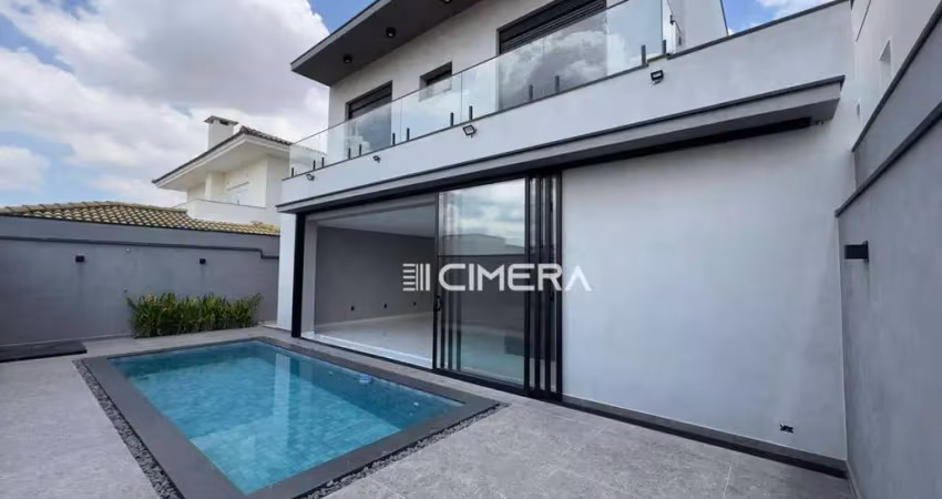 Casa com 4 suítes à venda, no condomínio chácara ondina, localizado na cidade de sorocaba/sp