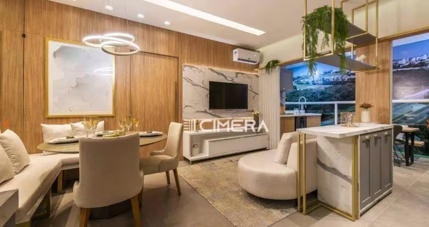 Apartamento com 2 dormitórios à venda, 62 m² por r$ 480.000,00 - residencial domus - sorocaba/sp