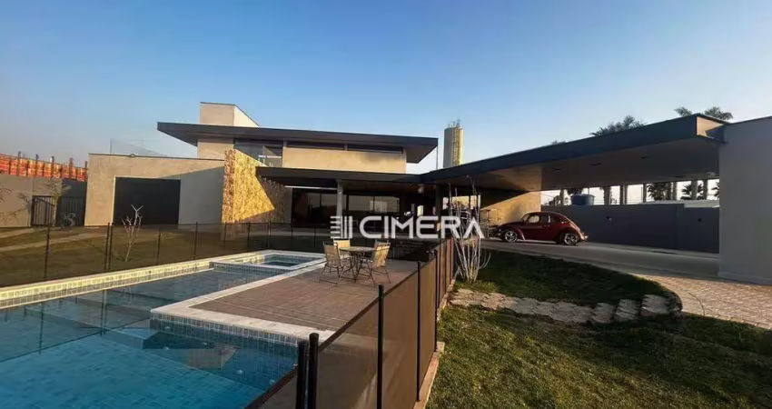 Casa com 3 suítes à venda, 550 m² por r$ 5.500.000 - eco residencial fazenda jequitibá - sorocaba/sp