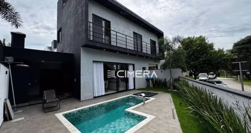 Casa mobiliada com 3 quartos a venda no terras de são francisco localizada na cidade de sorocaba/sp