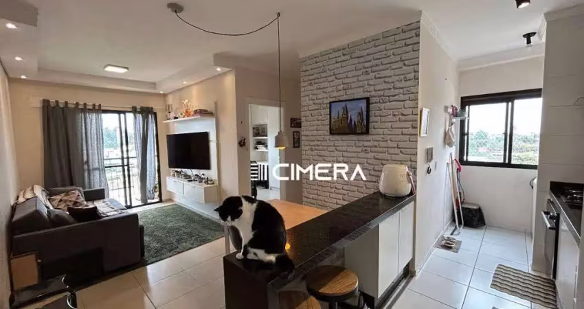 Apartamento com 2 quartos à venda no condomínio torres de málaga, alto da boa vista -sorocaba/sp