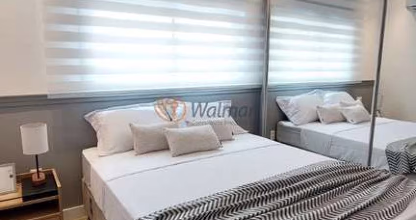 Apartamento à venda no Cambuí, Campinas-SP: 2 quartos, 1 suíte, 2 salas, 2 banheiros, 2 vagas de garagem - 47,52 m².