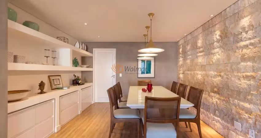 Imperdível apartamento de luxo no Cambuí: 4 quartos, 2 suítes, 3 salas, 4 banheiros, 2 vagas - Campinas-SP - 181,86 m²