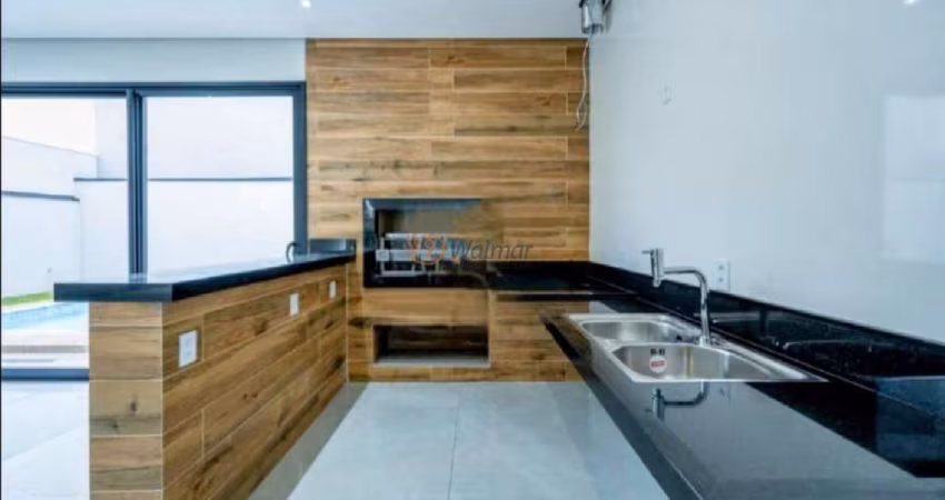 Imponente residência de alto padrão em Alphaville Dom Pedro 3 - Campinas-SP: 6 quartos, 5 suites, 3 salas, 6 banheiros, 4 vagas, 447m².