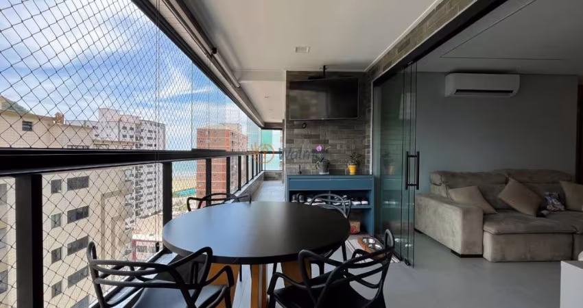 Imperdível Apartamento à Venda no Canto do Forte em Praia Grande-SP: 3 quartos, 3 suítes, 3 salas, 5 banheiros, 2 vagas, 118m²!