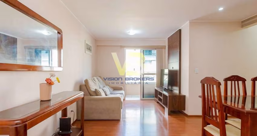 Apartamento SEMI-MOBILIADO com 2 dormitórios, SACADA, 58 m2 privativos, no Bairro Alto em Curitiba/