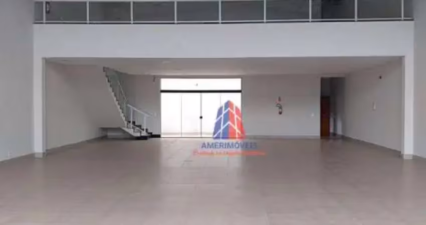 Salão para alugar, 400 m² por r$ 8.100,00/mês - terras de santa bárbara - santa bárbara d'oeste/sp