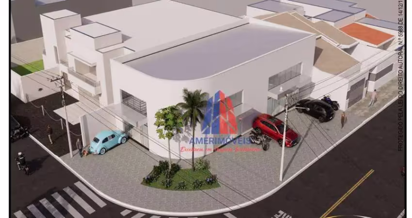 Salão para alugar, 284 m² por r$ 12.180,00/mês - jardim terramérica i - americana/sp