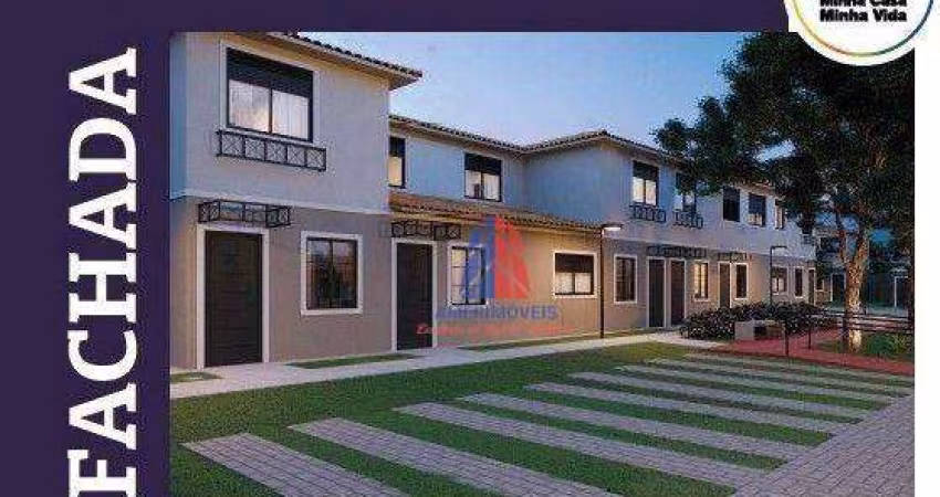 Casa com 2 dormitórios à venda, 44 m² por R$ 265.800,00 - Pacaembu - Americana/SP