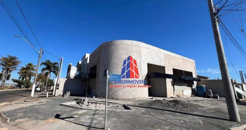 Salão para alugar, 141 m² por r$ 7.060,00/mês - jardim terramérica i - americana/sp